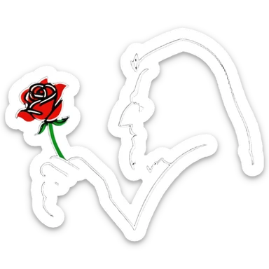 Beauty and the beast  sticker