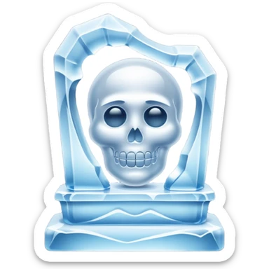 ice sculpture sticker