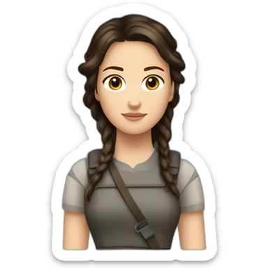 katniss everdeen hunger games sticker