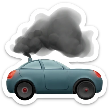 car pollution sticker