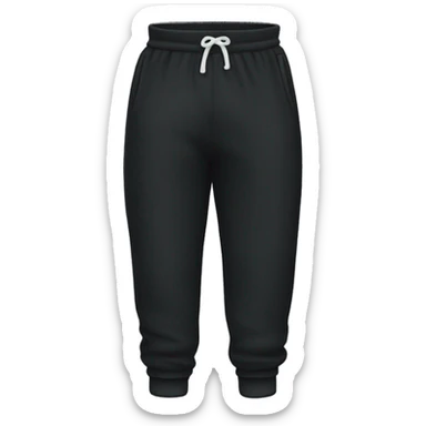 Black sweatpants sticker
