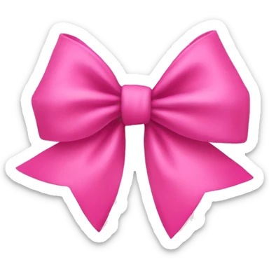 Pink bows sticker
