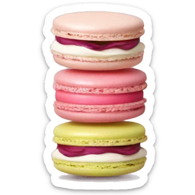 macaron sticker