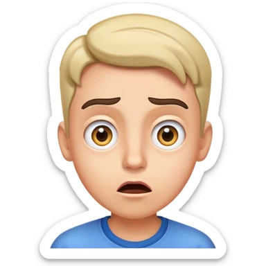 Create a Discord emoji of a team lead looking mildly surprised and confused—raised brows, slightly wide eyes, and a small smirk or 'o' mouth. Should feel like 'Wait, is this really my team?' Keep it simple, colorful, and casual. sticker