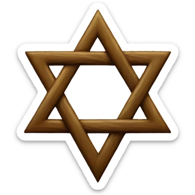 Jewish symbol sticker