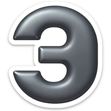 A emoji with nu,m 6 and inlinre num and as x from top to bootom sticker