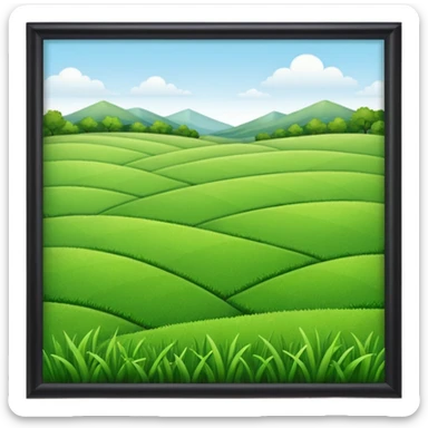 rectangulo de un distancia de metro cuadrado sticker