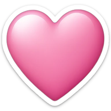 Heart pink sticker