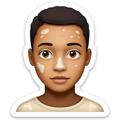 vitiligo no corpo sticker