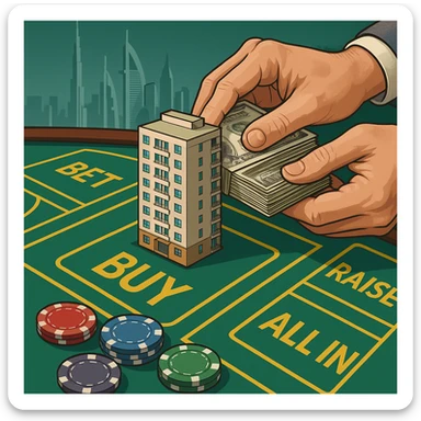 Betting on buying an apartment in Dubai sticker