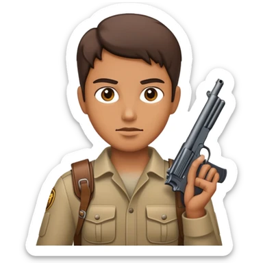 I bog with a gun sticker