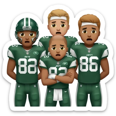 New York Jets being cry babies  sticker