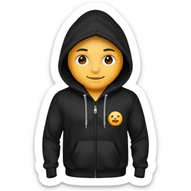 Just a Hoodie without person sticker