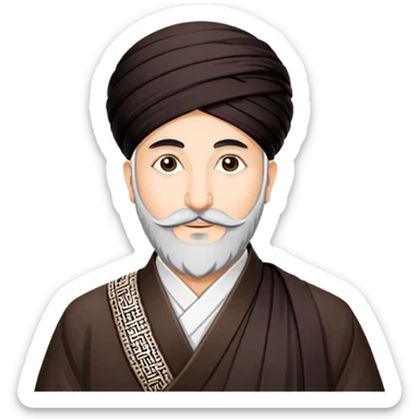 میمون و گربه روی کوه sticker