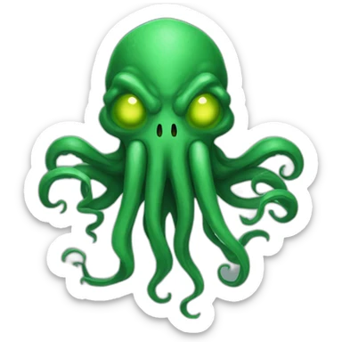 cthulhu videogamer sticker