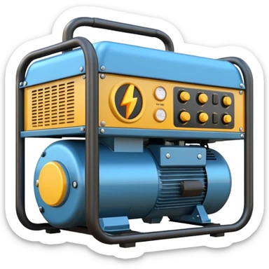 electric generator made from fuel sticker