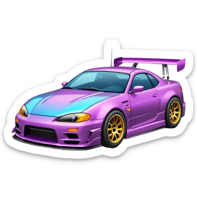 Drift car sticker