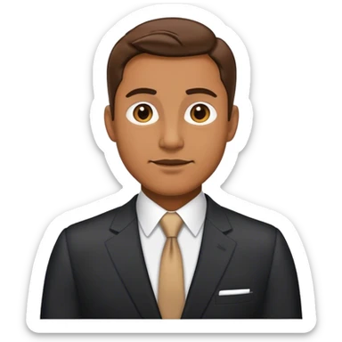 blunt dad with office out fit sticker