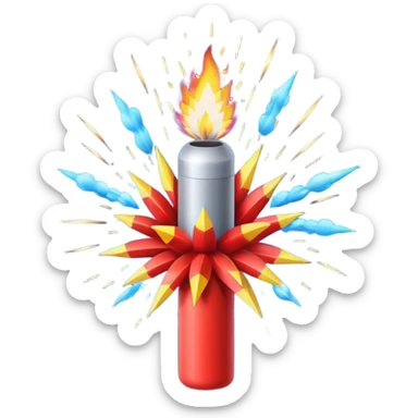 diwali cracker sticker