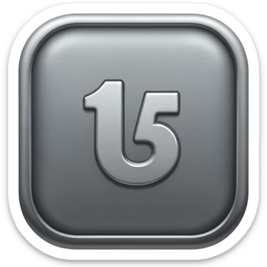 Check Mark Button replace Check Mark icon with number 165 inside the button sticker