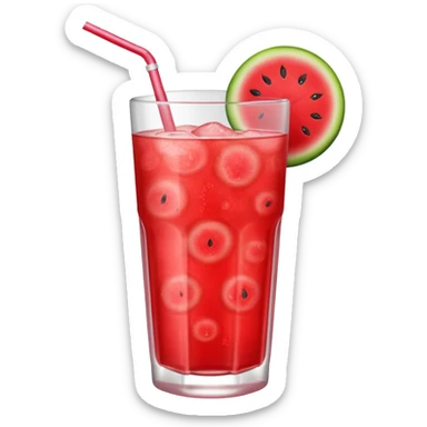 watermelon soft drink sticker