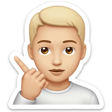 Finger tapping  sticker