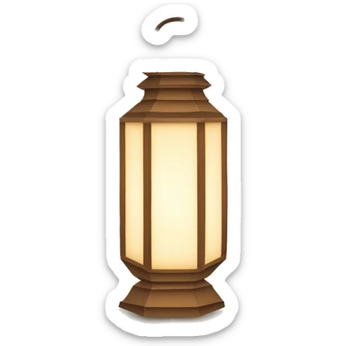 Oriental paper Latern sticker