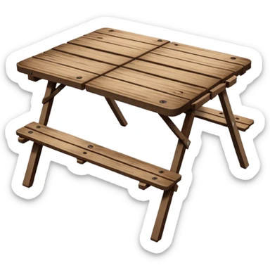Camping Table sticker