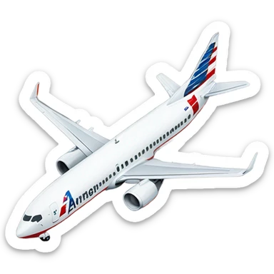 Single American Airlines 737 Max 8 sticker