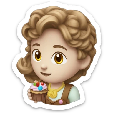 Une glace italienne jour manette jeu sticker