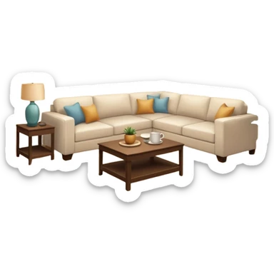 living room sticker