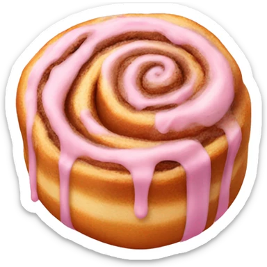 Pink cinnamon roll  sticker