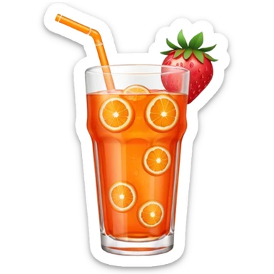 hyper strawberry  Fanta  sticker