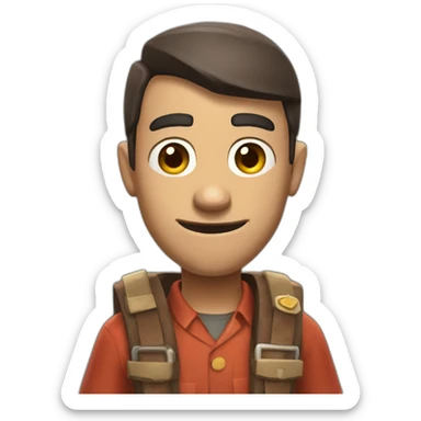 Scout from Team fortress 2 sticker