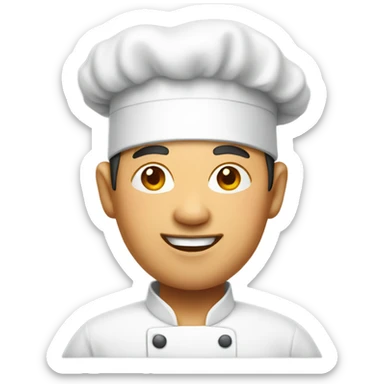 Asian chef sticker