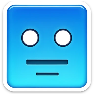 geometery dash square sticker