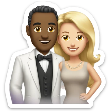 Mr Mrs Slots words sticker