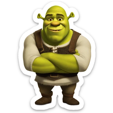 shrek shrek shrek sticker