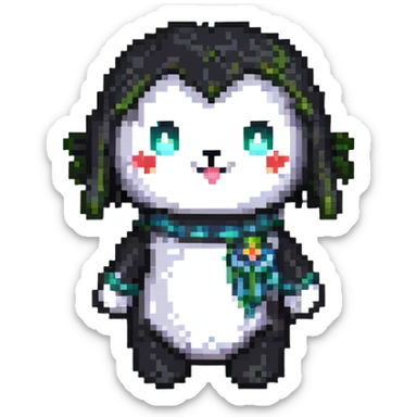 cute mascot for a store named 'Nakhodka' sticker