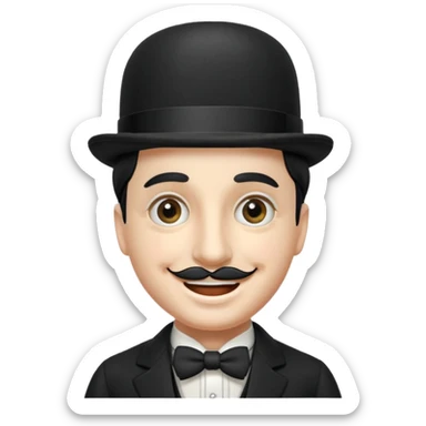 Charlie Chaplin sticker