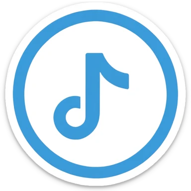 Créame un emoji que sea el logotipo de  verificacion de tiktok sticker