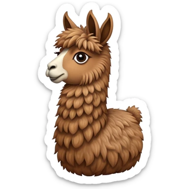 llama with coil sticker