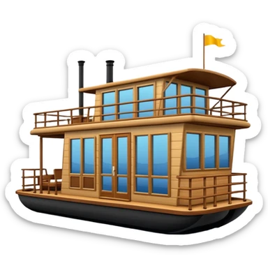 Housboat luxury sticker