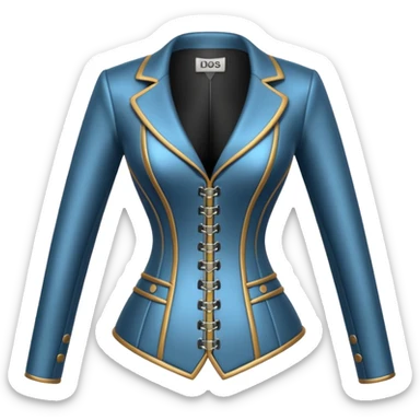 steel corset-blazer sticker
