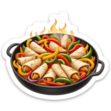 Chicken fajitas   sticker