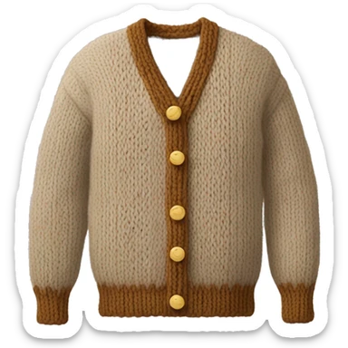 knit sweater  sticker