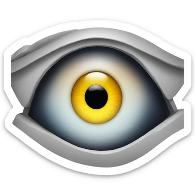 futurisic eye. symbolize computer vision sticker