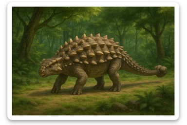 Anklyosaurus sticker