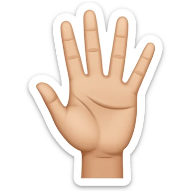 Yvl hand sign sticker