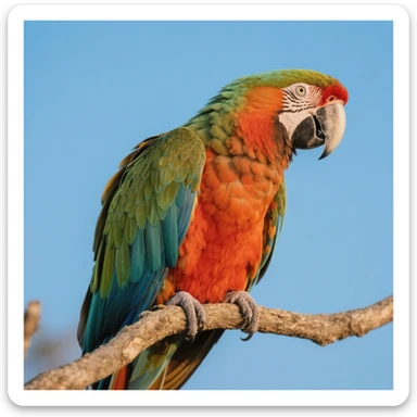 Parrot sticker